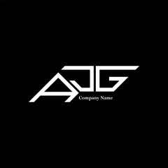 AJG logo design, AJG simple and modern logo. AJG luxurious alphabet design