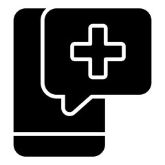 Counseling glyph icon