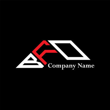 BFO logo design, BFO simple and modern logo. BFO luxurious alphabet design