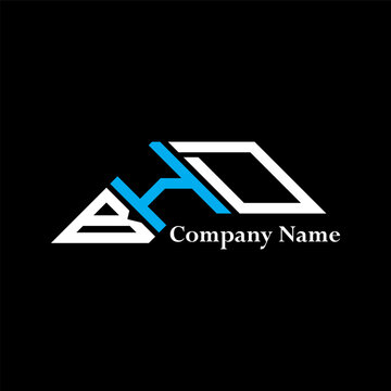 BHD logo design, BHD simple and modern logo. BHD luxurious alphabet design