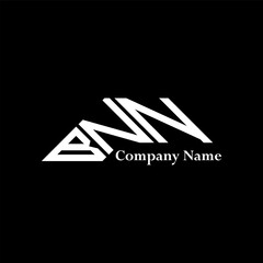 BNN logo design, BNN simple and modern logo. BNN luxurious alphabet design
