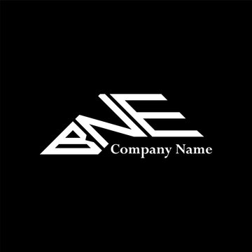 BNE logo design, BNE simple and modern logo. BNE luxurious alphabet design