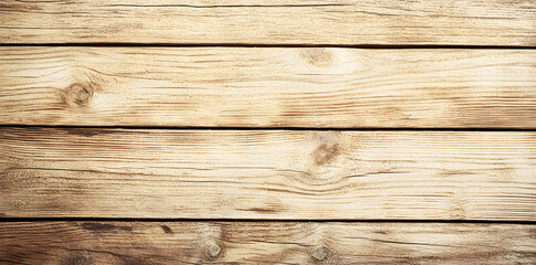 Fototapeta premium Wood texture light tan background. Wooden surface with visible grains