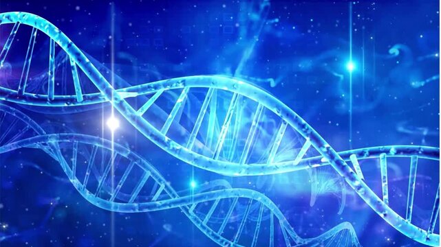 Abstract medical genetics DNA background