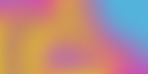 Obraz premium Colorful modern gradient background color yellow and blue pastel texture noise