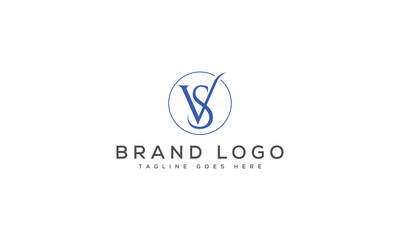 letter SV logo design vector template design for brand.