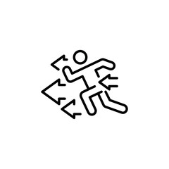 Progressive growth icon. Simple progressive growth icon for social media, app, and web design. Vector illustration.