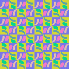 
Abstract ethnic rug ornamental seamless pattern.Perfect for fashion, textile design, cute themed fabric, on wall paper, wrapping paper and home decor.Vector graphics for design.