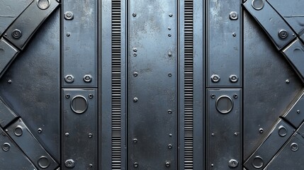 Fototapeta premium メタルの扉