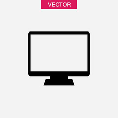 Tv icon vector illustration. television sign trendy style illustration for web and app on white background..eps