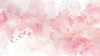 Obraz premium Soft Pink Watercolor Background