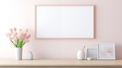 Image for pastel interior mock-up