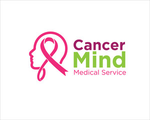 cancer and mind logo designs for medical service