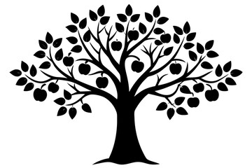 Apple tree vector illustration 