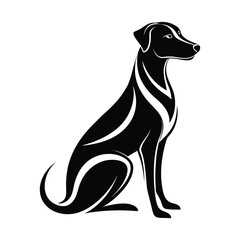 dog silhouette eps 
