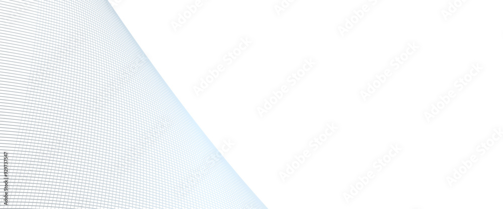 Poster Vector pattern of lines abstract Transparent wave textures white waves and lines pattern template.