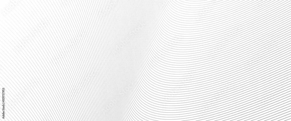 Wall mural vector modern background of waves of monochromatic lines texture, waved lines texture.