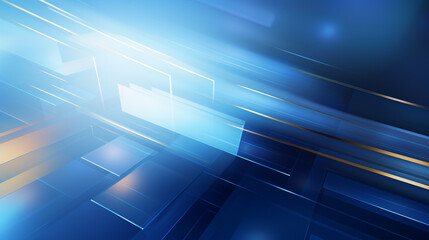 Abstract Blue square digital technology Background