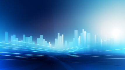 Fototapeta premium Digital Modern Abstract Business Background