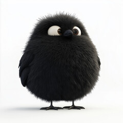 The Fluffy Little Crow: Curious, Cuddly, and Full of Charm