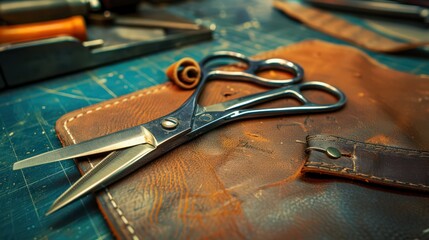 The durability and sharpness of stainless steel scissors make them ideal for cutting tough materials like leather and cardboard