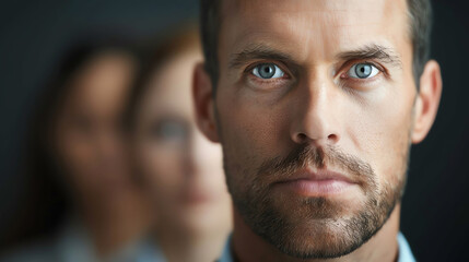 Fototapeta premium Leader emphasizing the importance of company culture