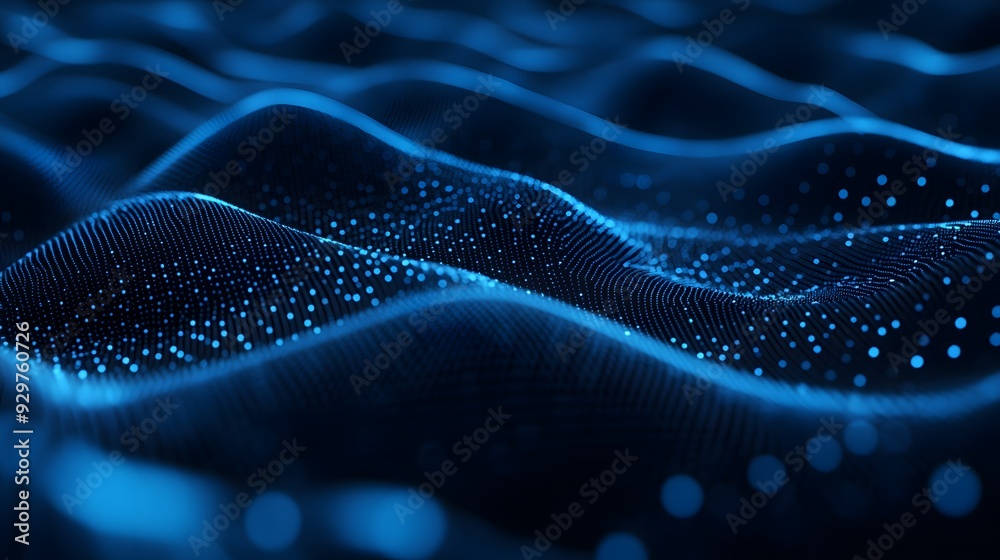 Wall mural blue black simple technology background can use it in your work and presentation