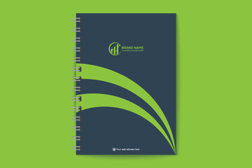 Professional Modern company Note Cover template design