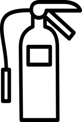 Fire extinguisher icon. Fire extinguisher vector sign. Replaceable vector design.