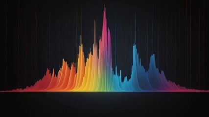 A captivating audio spectrum visualizer that enhances experiences with its vibrant display