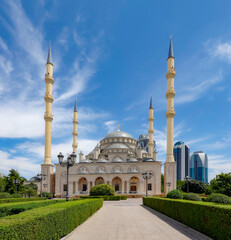 Obraz premium Heart of Chechnya mosque in Grozny