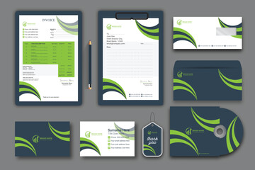 Modern and creative stationery design