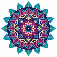 Mandala pattern design. Vector illustration 