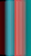 Abstract Vertical Light Stripes in Red and Cyan