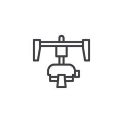 Camera Stabilizer line icon