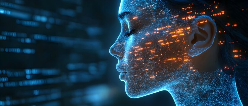 Futuristic and abstract visualization of the continuous learning and adaptation of machine learning models in real time predictive data processing systems  Showcasing the dynamic complex