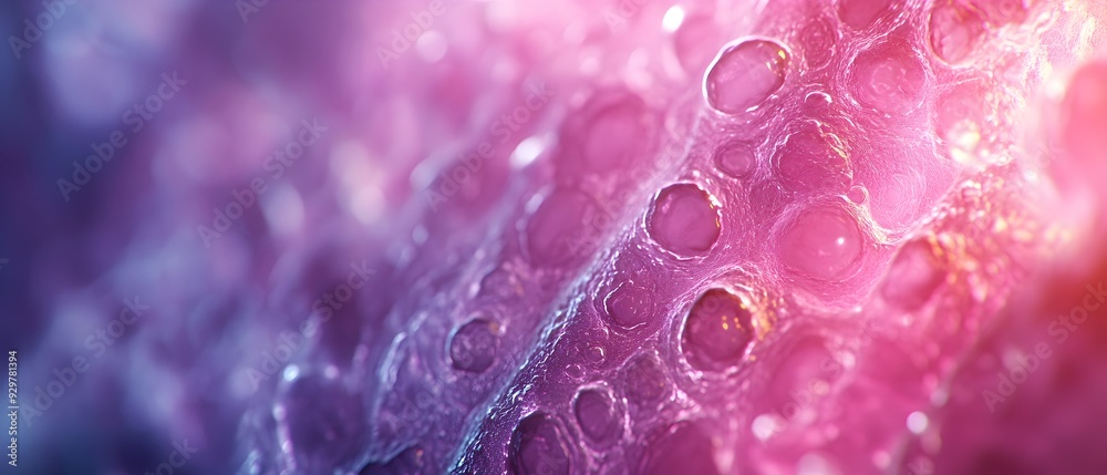Poster microscopic imaging of biological slides capturing detailed views of structure and function photogra