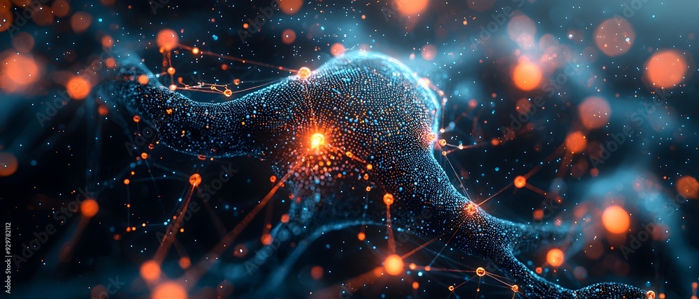 Poster Neural Networks Powering Predictive Analytics for Intelligent Systems with AI Driven Insights   Photography Concept Showcasing the Role of Intelligence in Refining Analytical Predictions and Driving