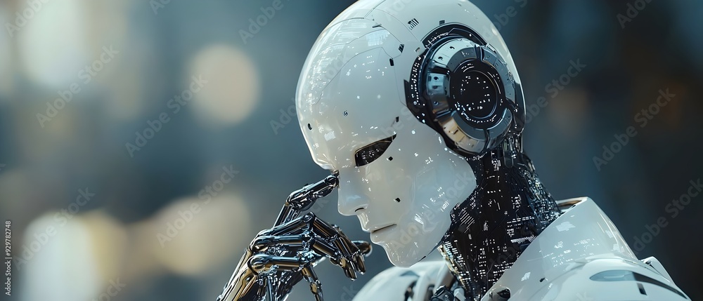Poster ai powered predictive maintenance visualizing intelligent systems that anticipate and prevent equipm