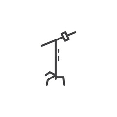 Photography C-Stand line icon