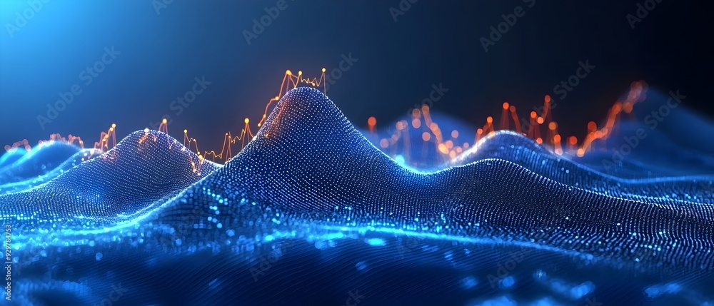 Poster Trend Analysis and Forecasting with Advanced Statistics and Data Depiction of Predictive Systems Identifying and Visualizing Trends through Statistical Techniques