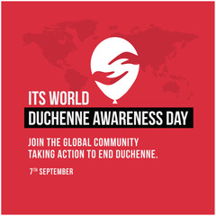 World Duchenne Awareness Day. September 7th. Hope, raising Awareness, Rare disease, Muscular Dystrophy