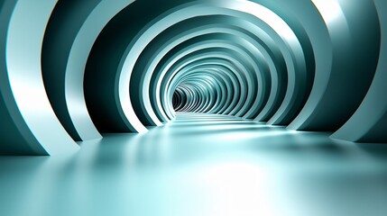Obraz premium Abstract Tunnel of Concentric Circles