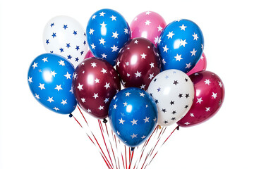 Balloons with Stars.