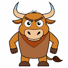 Bull  art vector illustration