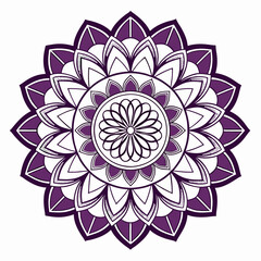 Mandala pattern design. Vector illustration 