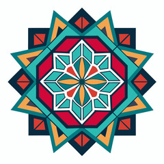 Mandala pattern design. Vector illustration 