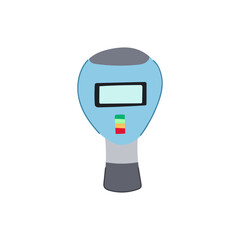 lung spirometer cartoon. capacity volume, measurement respiratory, test airflow lung spirometer sign. isolated symbol vector illustration