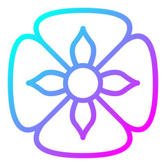 hydrangea flowers icon