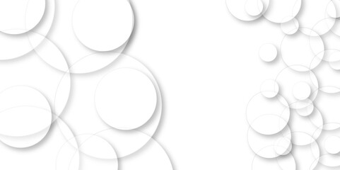 Modern abstract white background with circles. Modern design background for report and project presentation template. abstract background with minimal tech lines 